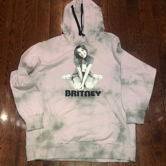 BRITNEY SPEARS LIMITED EDITION LOOTCRATE TIE DYED XL HOODIE NEW CONDITION - Picture 4 of 6